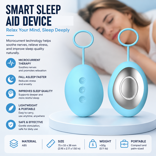 Blue Portable Handheld Sleep Aid V888-ELOSUNG53629