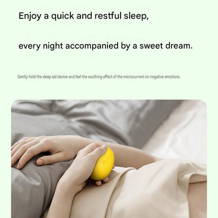 Blue Portable Handheld Sleep Aid Device - CES Microcurrent Relaxation Tool with 5 Intensity Levels, USB-C Rechargeable ABS Shell for Stress Relief and Bedtime Routine