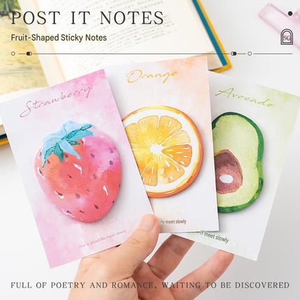 Fruit-Shaped Office Supplies Set-3 packs Watermelon Shaped Sticky Notes  and A5 Plush Notebook with Watermelon Shaped Detachable Coin Purse - Cute Memo Pads for Journaling Office School Gift Ready