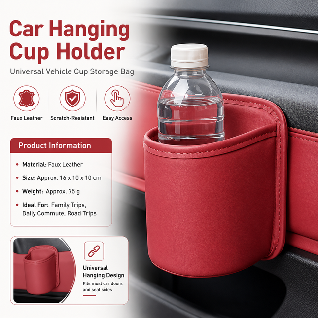 Red Universal Car Door Cup V888-ELOSUNG53656