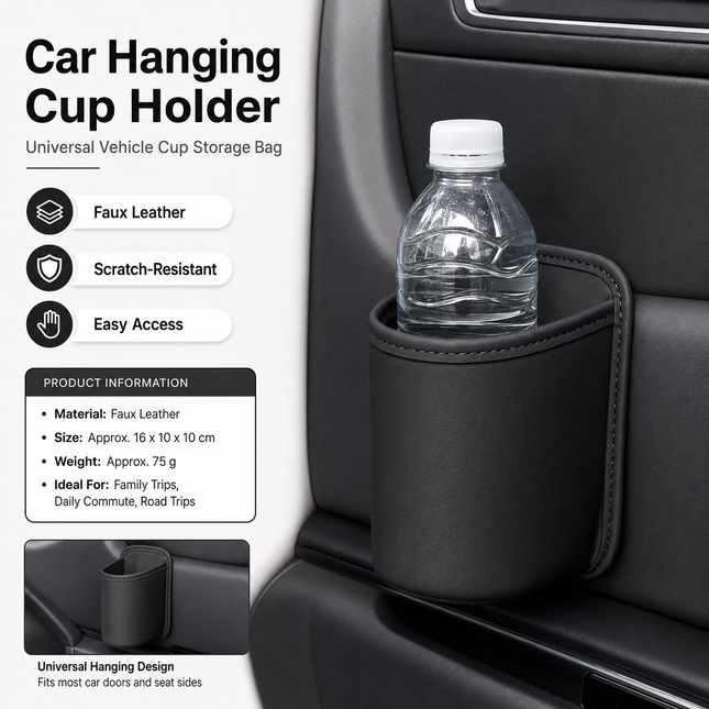 Black Universal Car Door Cup V888-ELOSUNG53657