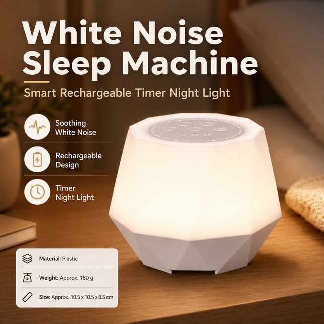White Noise Sleep Aid Night Light