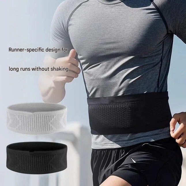 Black L Size Running Waist Belt – product detail