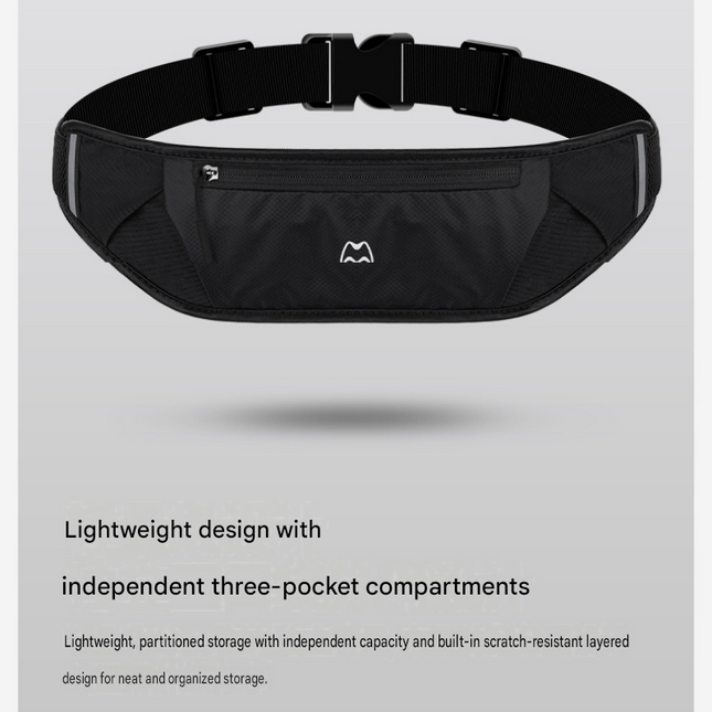 Dry and Breathable Sports combination-Grey Running Waist Belt and Grey 152 76cm and 80 40cm – product detail