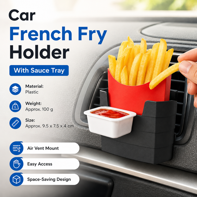 Black Car Air Vent French Fries V888-ELOSUNG53812