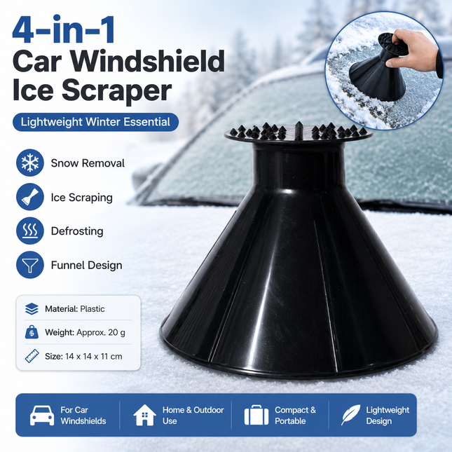 Black Multi-Function Car Windshield Ice V888-ELOSUNG53845
