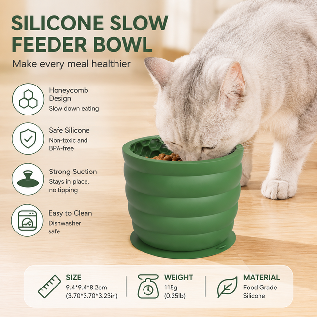 Silicone Slow Feeder Dog Bowl