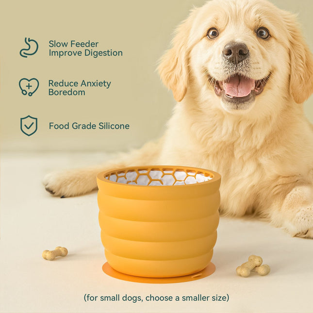 Silicone Slow Feeder Dog Bowl – product detail