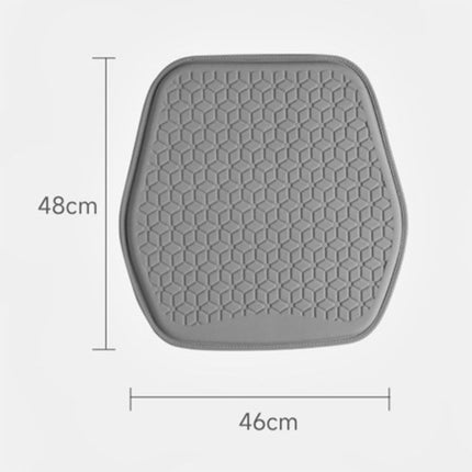 Pink Universal Cooling Gel Seat Cushion - TPR Breathable Honeycomb Pad for Car & Office Chair