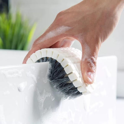 3 Pack Flexible Bendable Cleaning Brushes Multi-Purpose Kitchen Bathroom Scrubber Set for Faucets Tiles Corners Sink Gaps