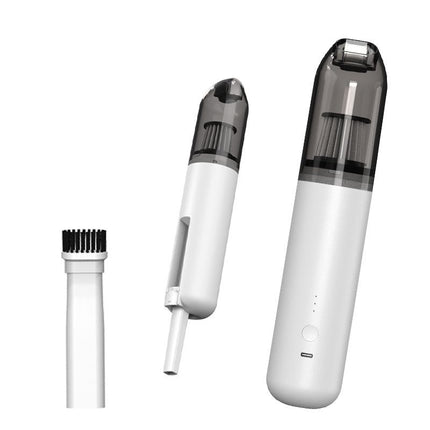 Black Mini Wireless Handheld Vacuum Cleaner——Wireless Mini Dust Cleaner with Strong Suction, USB Type C Charging and Multi Purpose Cleaning Attachments