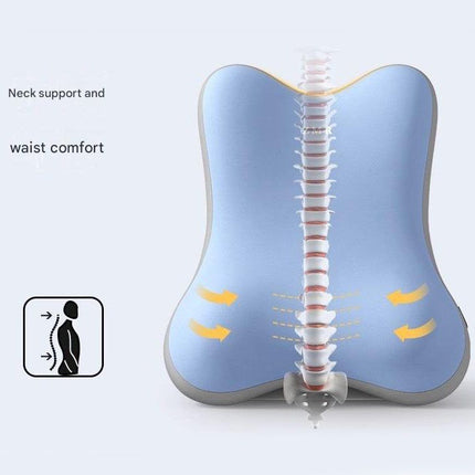 Beige Memory Foam Reading Pillow & Back Support Cushion with Adjustable Wedge, Ergonomic Neck and Lumbar Support for Bed, Sofa, Reading, Gaming and Relaxation