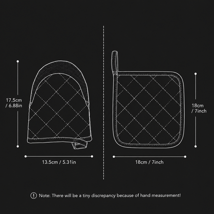 Black Heat Resistant Oven Mitts Set 1 Pair and 4 Pot Holders Quilted Cotton Kitchen Heat Protection Gloves and Pads Silver Coated Non Slip Baking Cooking Kitchen Accessories