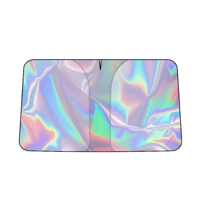 Car windshield sun visor 55.1 x 27.6 inches foldable windshield sun visor UV protection heat insulation – product detail