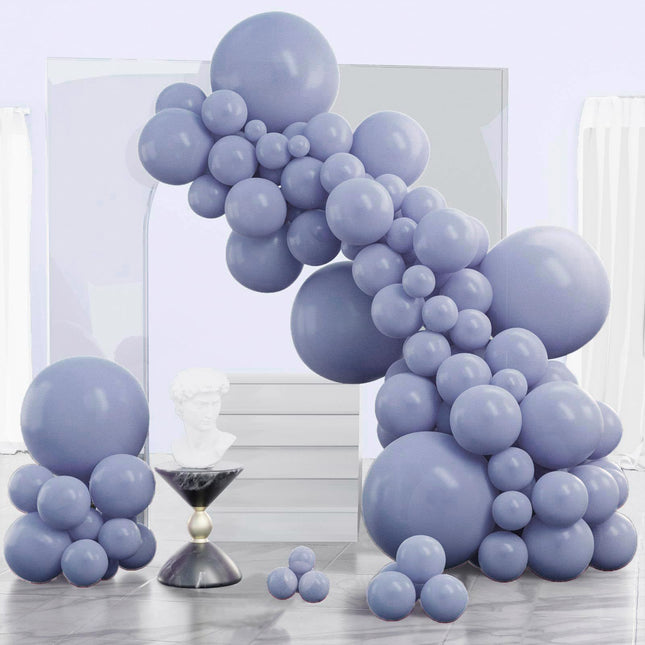 140PCS Grayish blue Balloon Garland Kit Latex Balloon Arch Set for Birthday Wedding Party – product detail