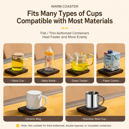 Green Coffee Mug Warmer Set with Glass Mug and Lid USB Powered 13W Constant Temperature Heating Coaster Approx 45C for Office Home Gift Use