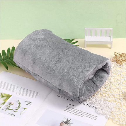 USB Heated Plush Hand Warmer Bag – Electric Rechargeable Warm Hand Cushion, Soft Winter Heating Hand Muff, Portable USB Warm Hand Pad