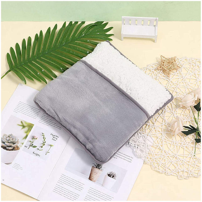 USB Heated Electric Foot Warmer Mat 30 x 30cm Plush Heating Shoe Pad Winter Warm – product detail