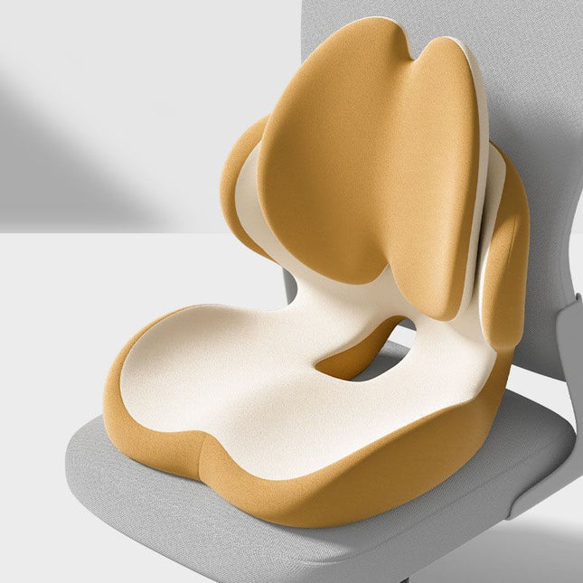 Yello Ergonomic Memory Foam Seat Cushion with Lumbar Support