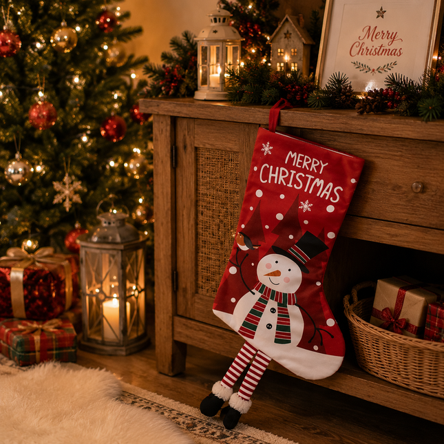 Snowman Hanging Stocking – product detail