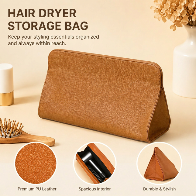 Brown Hair Dryer Storage V888-ELOSUNG54477