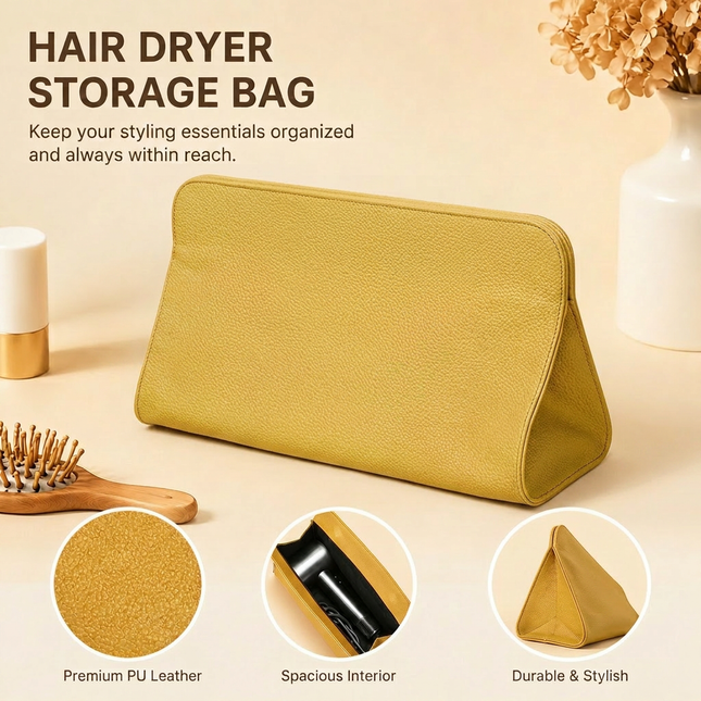 Yellow Hair Dryer Storage V888-ELOSUNG54481