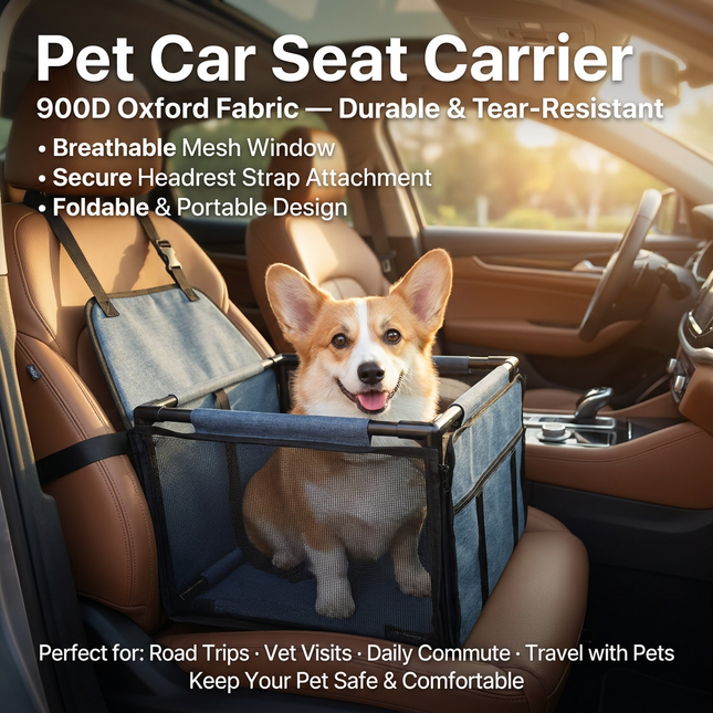 Blue Easy Install Dog Car V888-ELOSUNG54511