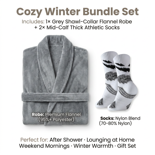 Grey Men's Winter Lounge Bundle V888-ELOSUNG54516