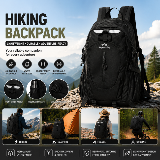 Black Outdoor Hiking V888-ELOSUNG54678