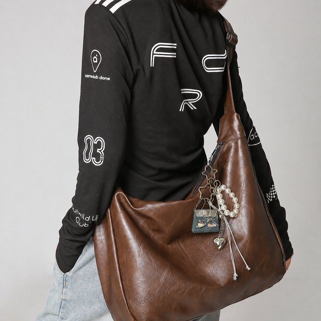 Black PU Leather Shoulder – product detail