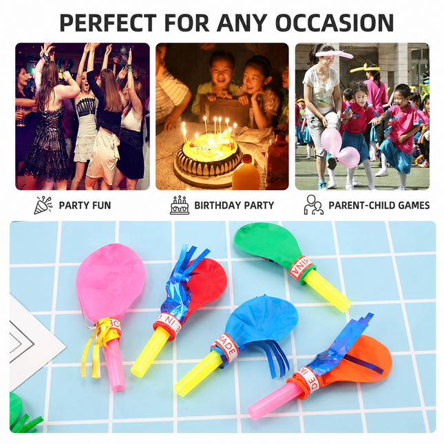 200 Piece Party Whistle and Blowout – product detail