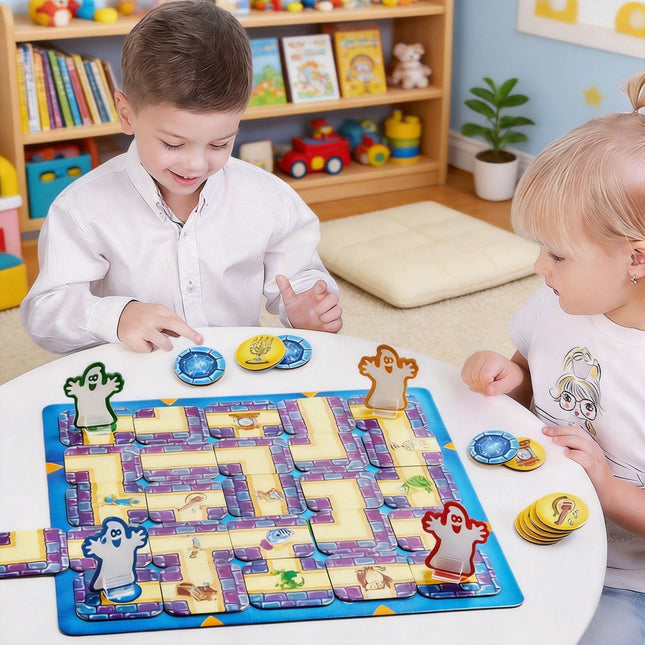 Ghost Maze Board Game Family Strategy Game Interactive Flying Chess Tabletop Puzzle Game with