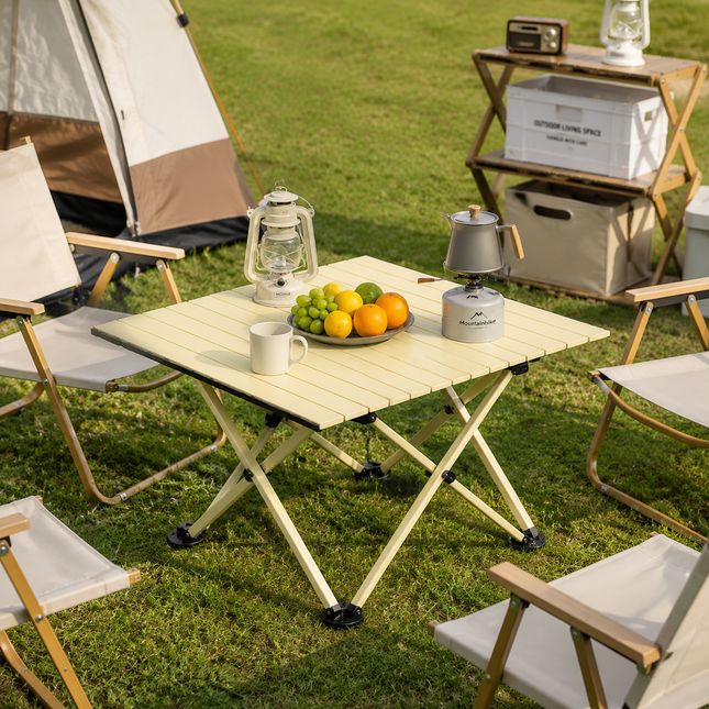 Beige Portable Folding – design and finish