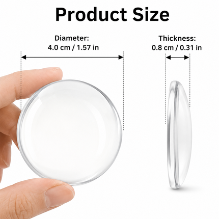4 Pack Transparent Silicone Wall Protector Pads Door Handle Bumper Pads for Furniture and Fridge Doors