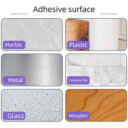 Clear Silicone Door Handle Bumper Strips 4 Pack Long Strip Self