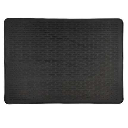 Black Extra Large Silicone Countertop Protector & Dish (76x53cm)