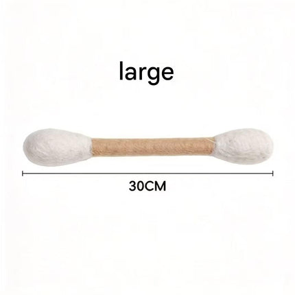Felt Catnip Cat Toy Stick for Cats, 2 Pack 30cm Interactive Chew and Play Toys for Indoor Cats