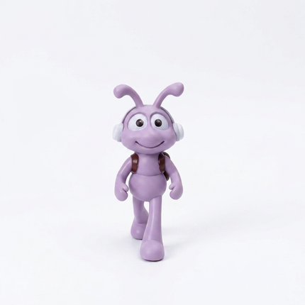 Cartoon Ant Figurine Desk Decor-  Musical Strolling Ants-Home Office Desk Decoration, Stress Relief Gift and Creative Workspace Accessory