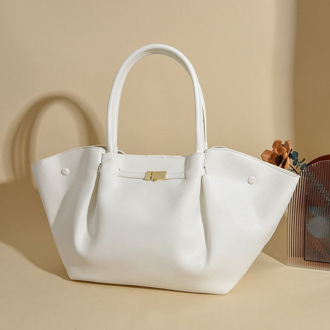 White Women's Wings Shape New York Slouchy Tote Bag (61 x 13 x V888-ELOSUNG55015