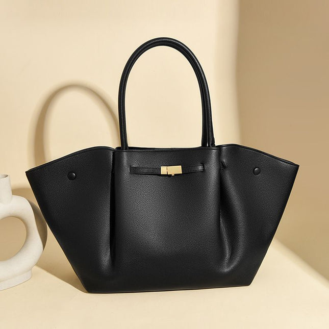 Black Women's Wings Shape New York Slouchy Tote Bag (61 x 13 x V888-ELOSUNG55016