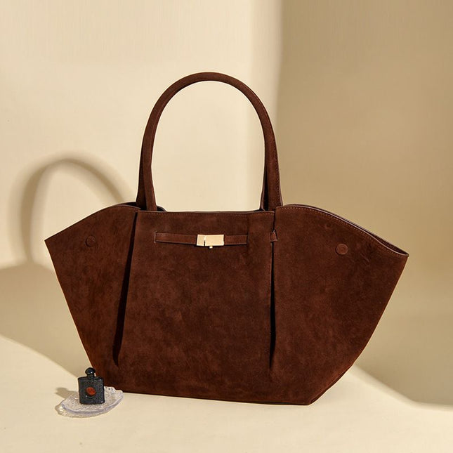 Coffee Women's Wings Shape New York Slouchy Tote Bag (61 x 13 x V888-ELOSUNG55018