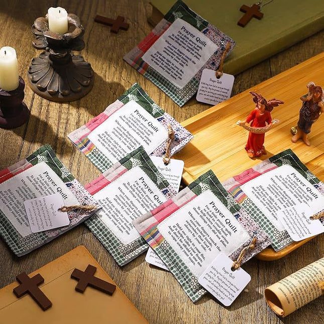 6-Piece Pocket Prayer Quilts with Cross Inside (Style – product detail