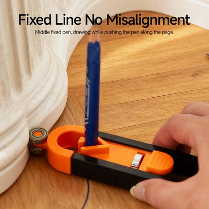 Precision Contour Gauge with Lock Feature & 2 Woodworking Pencils