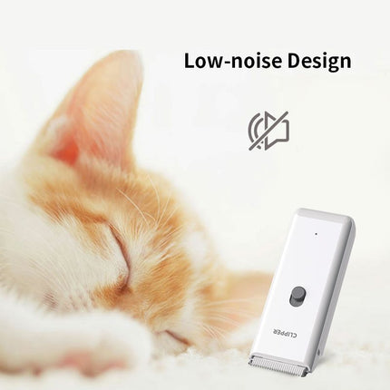 Green Portable Pet Grooming Clipper for Dogs and Cats - IPX7 Waterproof USB Rechargeable Low Noise Hair Trimmer with Ceramic Blade and 4 Combs for Home Veterinary Use