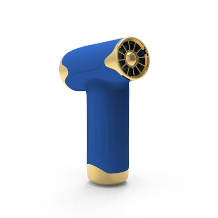 Blue Portable Cordless Turbo Fan and Hair Dryer