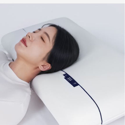 Rose Red Deep Sleep Slow Rebound Memory Foam Pillow with Washable Cover and Storage Bag - Broad Surface and All-Around Neck Support, 68 x 40 x 8 cm for Back and Side Sleepers