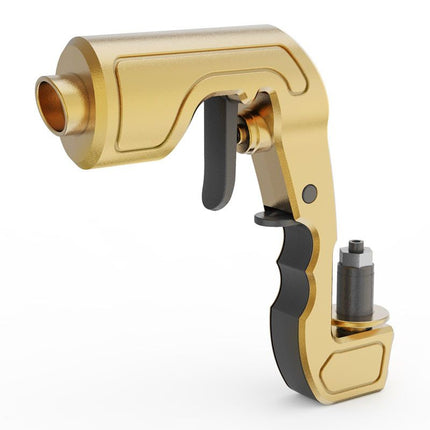 Multifunctional Champagne Gun with Bottle Opener and Spray Dispenser - Party Beverage Fun Sprayer for Wine Beer Champagne Carbonated Drinks, 2 Pack Gold