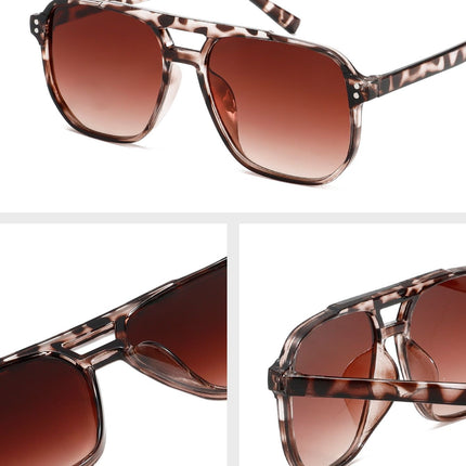 4 Pairs Y2K Style Aviator Sunglasses Set for Men and Women - UV400 Protection, PC Frame Fashion Driving Glasses Lightweight Retro Eyewear Style 1