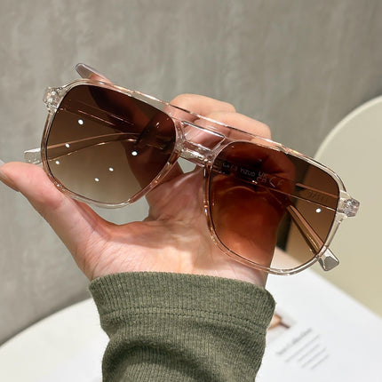4 Pairs Y2K Style Aviator Sunglasses Set for Men and Women - UV400 Protection, PC Frame Fashion Driving Glasses Lightweight Retro Eyewear Style 1