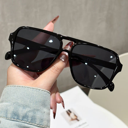 4 Pairs Y2K Style Aviator Sunglasses Set for Men and Women - UV400 Protection, PC Frame Fashion Driving Glasses Lightweight Retro Eyewear Style 1